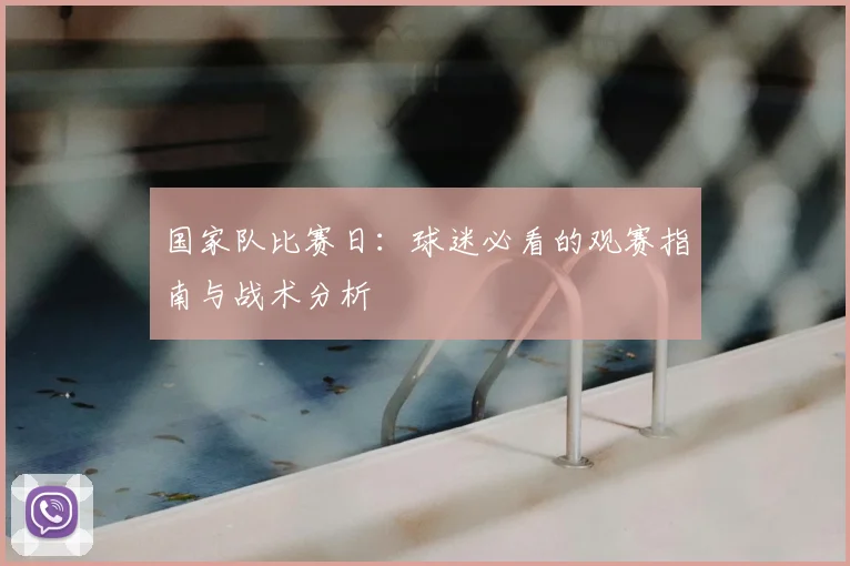 国家队比赛日：球迷必看的观赛指南与战术分析