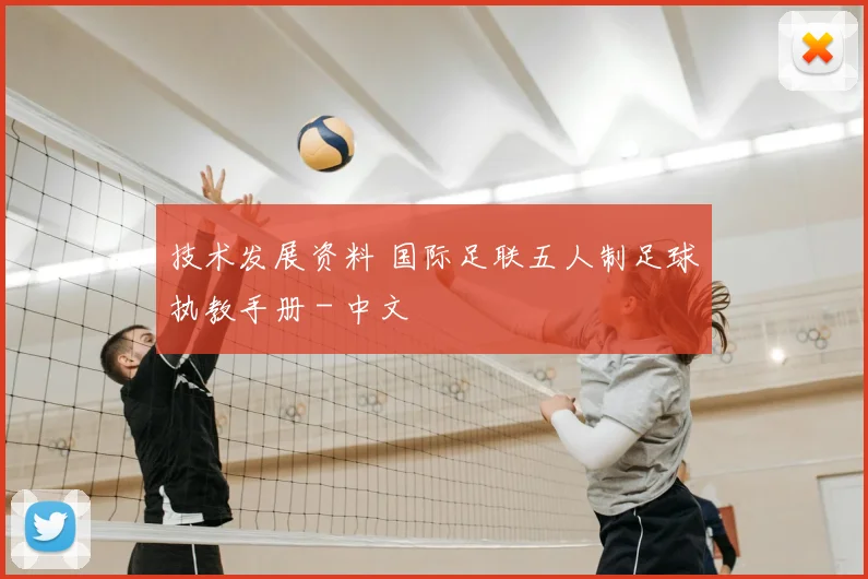 技术发展资料 国际足联五人制足球执教手册 - 中文