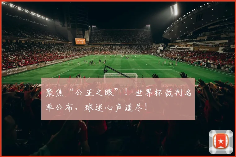 聚焦“公正之眼”!世界杯裁判名单公布,球迷心声道尽!